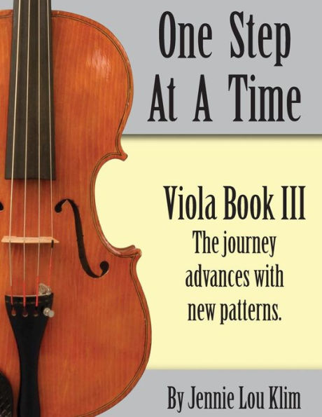 One Step At A Time: Viola Book III