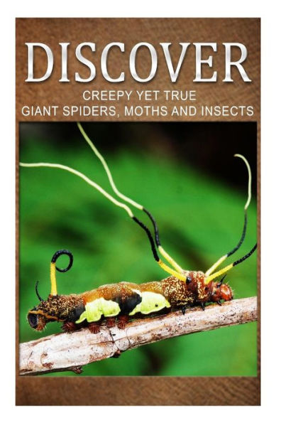Creepy Yet True Giant Spiders,Moths and Insects - Discover: Early reader's wildlife photography book