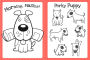 Alternative view 2 of The Too Cute Coloring Book: Puppies