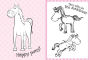 Alternative view 2 of The Too Cute Coloring Book: Ponies
