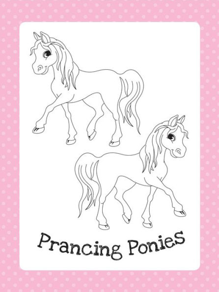 The Too Cute Coloring Book: Ponies