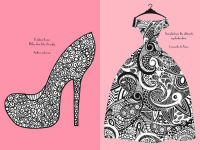 Alternative view 3 of Fashion (Foil Art Series)