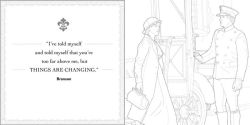 Alternative view 3 of Downton Abbey: The Official Coloring Book (Gold Foil Gift Edition)