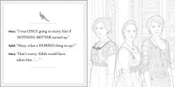 Alternative view 5 of Downton Abbey: The Official Coloring Book (Gold Foil Gift Edition)