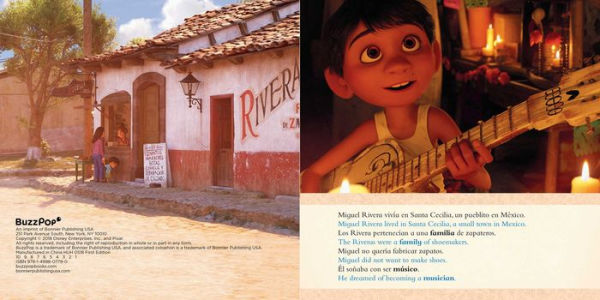 Disney/Pixar Coco: Movie Storybook / Libro basado en la película (English-Spanish)