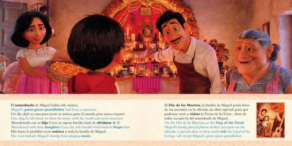Disney/Pixar Coco: Movie Storybook / Libro basado en la película (English-Spanish)