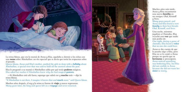 Disney Frozen 2: Movie Storybook / Libro basado en la película (English-Spanish)