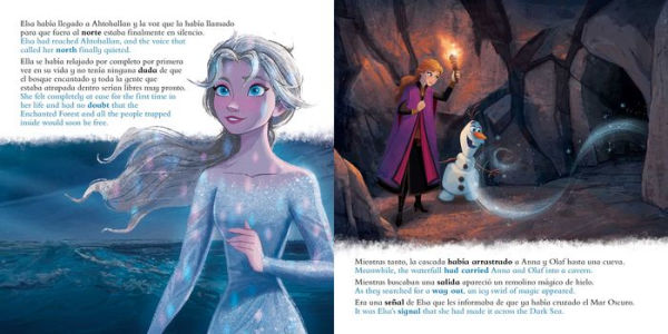 Disney Frozen 2: Movie Storybook / Libro basado en la película (English-Spanish)