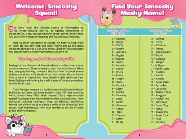 Smooshy Mushy: The Official Collector's Guide - little bee books