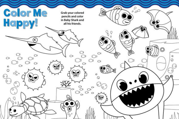 Baby Shark's Big Show!: My First Colors Sticker Book: Activities and Big,  Reusable Stickers for Kids Ages 3 to 5 (Baby Sharks Big Show!) (Paperback)