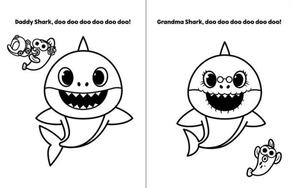 Baby Shark: My First Big Book of Coloring