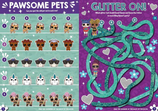 L.O.L. Surprise!: Glitter On! Puffy Sticker and Activity Book