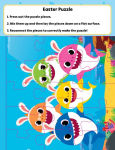 Alternative view 4 of Baby Shark: An Egg-cellent Easter Puffy Sticker and Activity Book