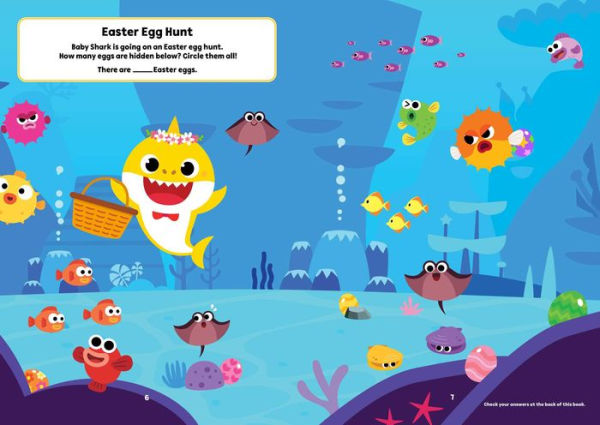 Baby Shark: An Egg-cellent Easter Puffy Sticker and Activity Book