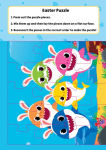 Alternative view 8 of Baby Shark: An Egg-cellent Easter Puffy Sticker and Activity Book