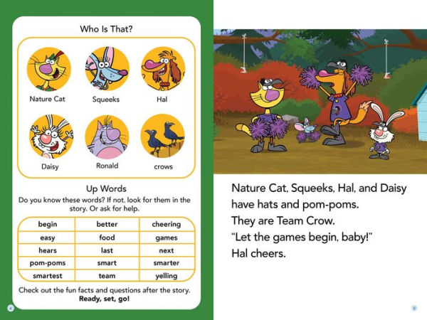 Nature Cat: What Does A Crow Know? (Level Up! Readers): Beginning Reader Science & Animal Book for Kids Ages 5 to 7