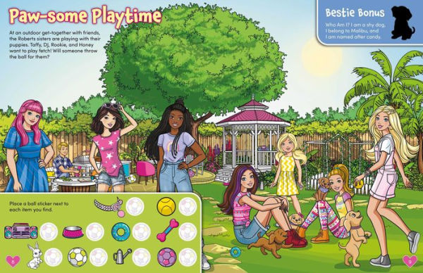 Barbie Dreamhouse Seek-and-Find Adventure: 100% Officially Licensed by Mattel, Sticker & Activity Book for Kids Ages 4 to 8