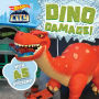 Hot Wheels City: Dino Damage!: Car Racing Storybook with 45 Stickers for Kids Ages 3 to 5 Years