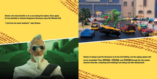 Hot Wheels City: Pizza Party Peril!: Car Racing Storybook with 45 Stickers for Kids Ages 3 to 5 Years