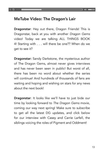 The Secret of the Dragon Gems (A Long-distance Friendship Mixed Media Novel)
