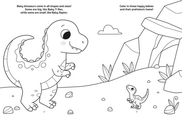 Crayola: Baby Dinos: A Coloring & Activity Book (A Crayola Baby Animals Coloring Sticker Activity Book for Kids)