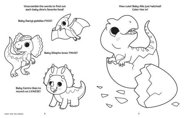 Crayola: Baby Dinos: A Coloring & Activity Book (A Crayola Baby Animals Coloring Sticker Activity Book for Kids)