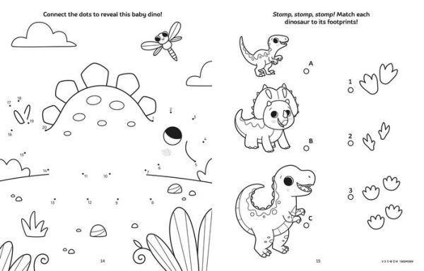 Crayola: Baby Dinos: A Coloring & Activity Book (A Crayola Baby Animals Coloring Sticker Activity Book for Kids)