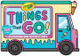 Crayola: Things That Go! (A Crayola Ice Cream Truck-Shaped Coloring & Activity Book for Kids with Over 100 Stickers)