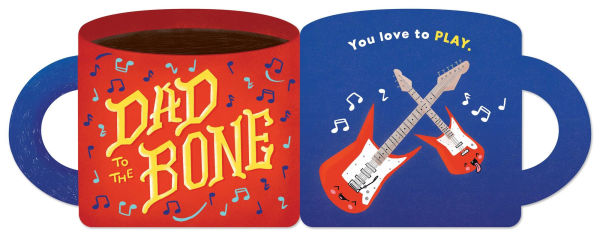 #1 Dad (A Mugs & Kisses Father's Day Shaped Board Book for Toddlers)