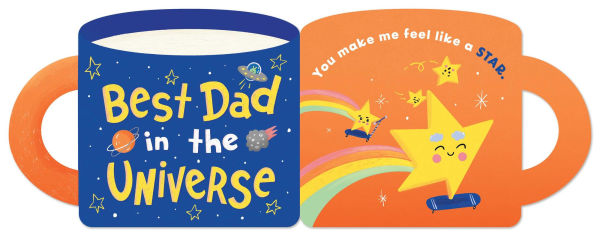 #1 Dad (A Mugs & Kisses Father's Day Shaped Board Book for Toddlers)
