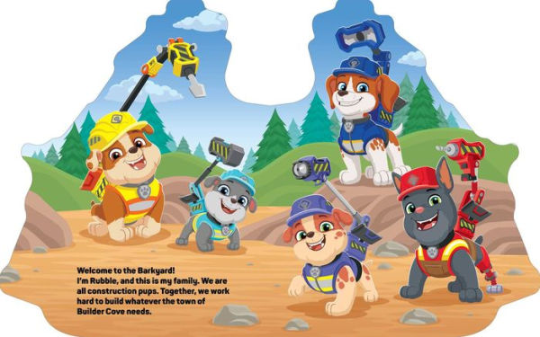 Rubble & Crew: Hi, I'm Rubble! (A Rubble & Crew Paw Patrol Nickelodeon Shaped Board Book for Kids)