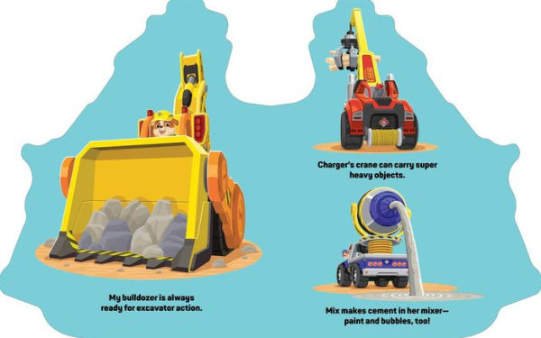 Rubble & Crew: Hi, I'm Rubble! (A Rubble & Crew Paw Patrol Nickelodeon Shaped Board Book for Kids)