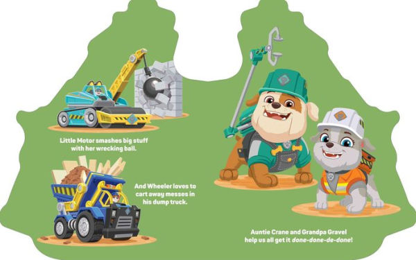 Rubble & Crew: Hi, I'm Rubble! (A Rubble & Crew Paw Patrol Nickelodeon Shaped Board Book for Kids)