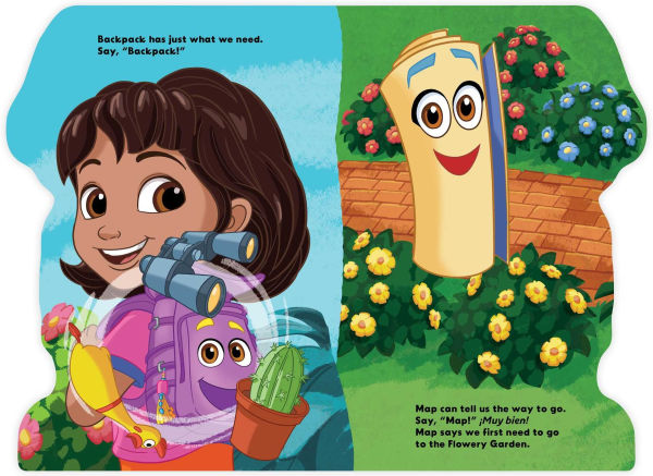 Dora the Explorer: Hola, Soy Dora! (A Dora the Explorer Nickelodeon English-Spanish Bilingual Shaped Board Book for Kids)