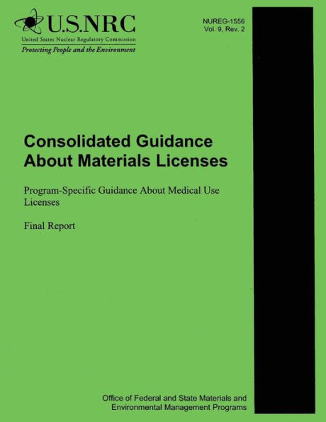 Consolidated Guidance About Materials Licenses: Program-Specific Guidance About Medical Use Licenses