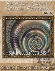 Title: Fractal Cross Stitch Pattern - No. 132, Author: Stitchx