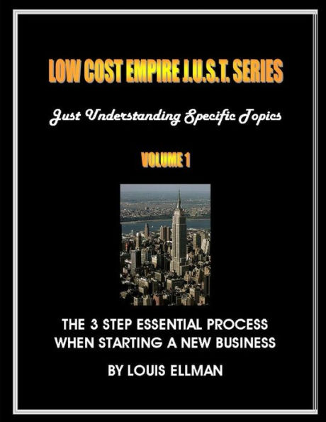 Low Cost Empire J.U.S.T. Series Volume 1: The 3 Step Essential Process When Naming A New Business