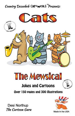 Cats The Mewsical Jokes And Cartoons In Black Whitepaperback - 