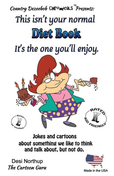 DIET BOOK It's one you'll enjoy. Jokes and Cartoons: in Black + White
