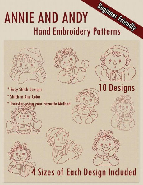 Ann and Andy Hand Embroidery Patterns