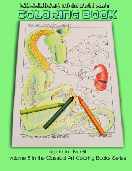 Classical Modern Art Coloring Book