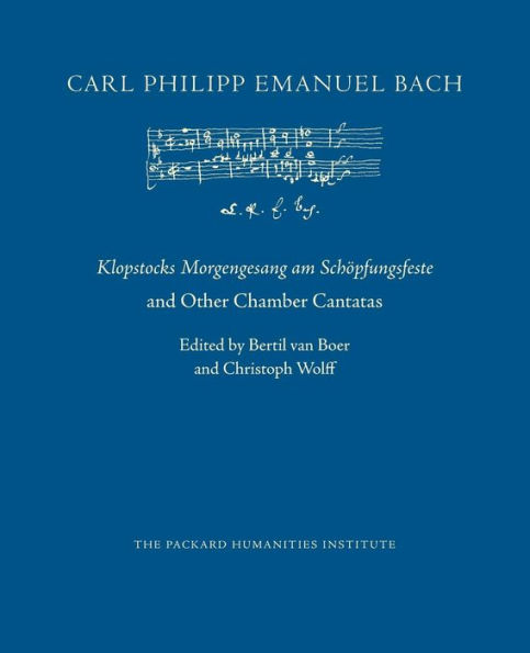 Klopstocks Morgengesang am Schöpfungsfeste and Other Chamber Cantatas