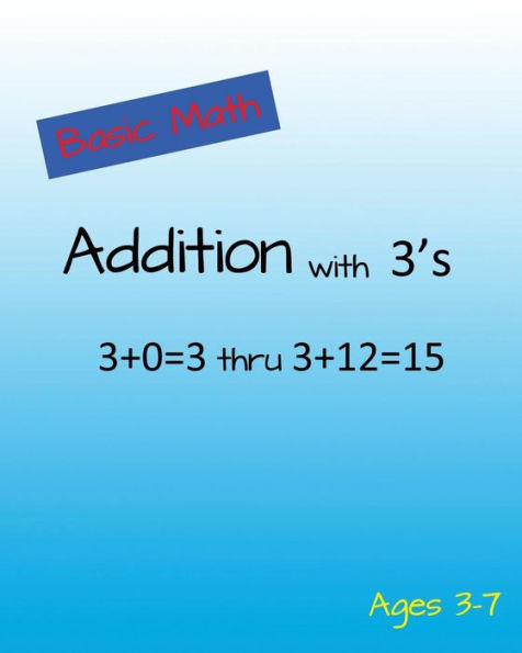 Basic Math Addition with 3's