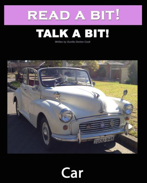 Read a Bit! Talk a Bit! Car: Alzheimer's Dementia activity book