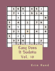 Title: Easy Does It Sudoku Vol. 10, Author: Erin Hund