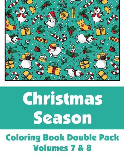 Christmas Season Coloring Book Double Pack (Volumes 7 & 8)