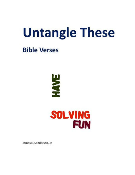 Untangle These: Bible Verses