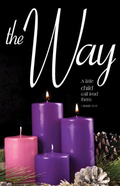 The Way Advent Candle Sunday 2 Bulletin (Pkg of 50)