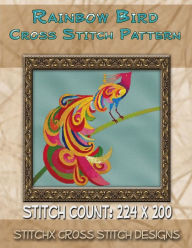 Title: Rainbow Bird Cross Stitch Pattern, Author: Stitchx