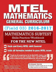 Title: MTEL Mathematics: Skills Practice, General Curriculum (03) Subtest, Author: Professor Karnik